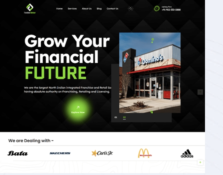 Franchise Advisor website preview