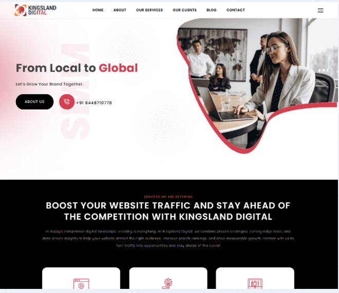 Kingsland Digital website preview